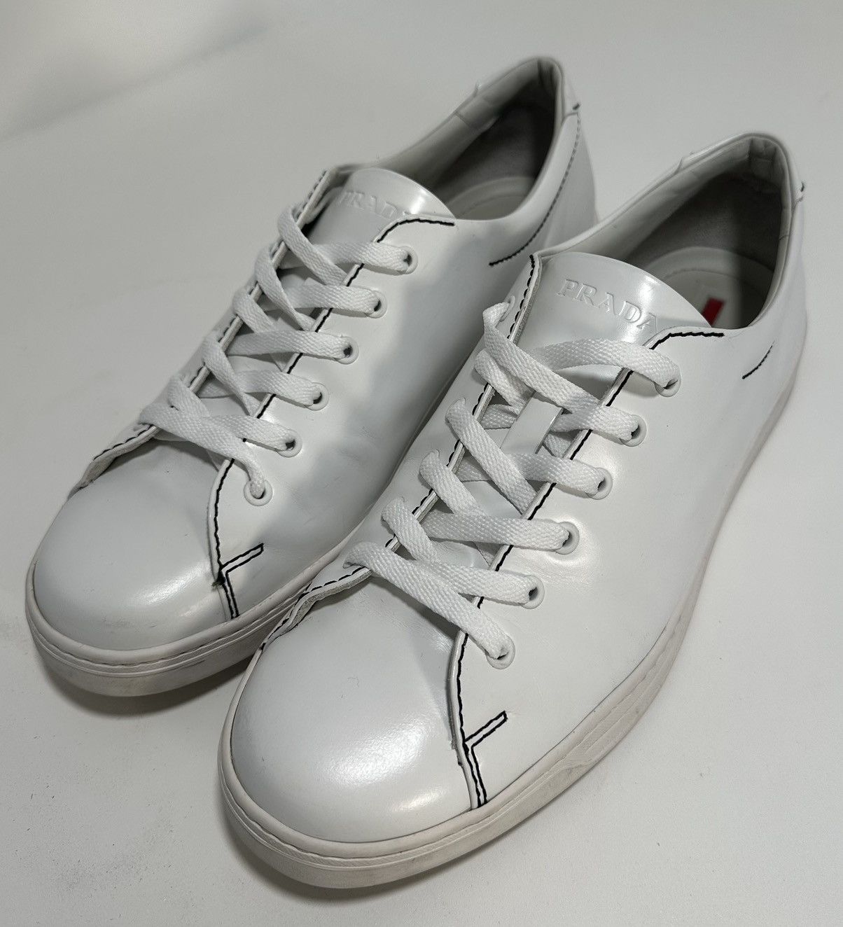 image of Louis Vuitton x Prada Casual White Vintage Shoes, Size 11 Shoes, Men's