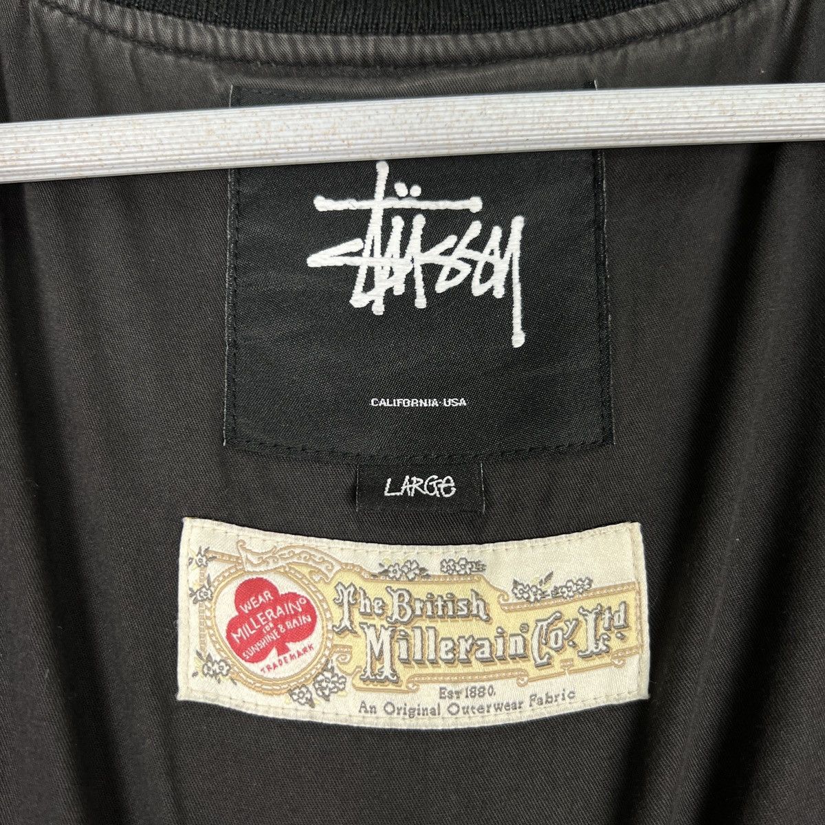 Stussy 🔥 STUSSY QUILTED BOMBER JACKET THE BRITISH MILLERAIN SYSTEM Size US L / EU 52-54 / 3 - 16 Thumbnail