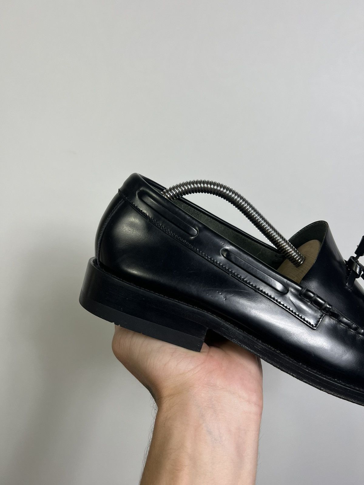 Church's Loake Leather Kiltie Georgetown Loafers Hand Made England Size US 8.5 / EU 41-42 - 12 Thumbnail