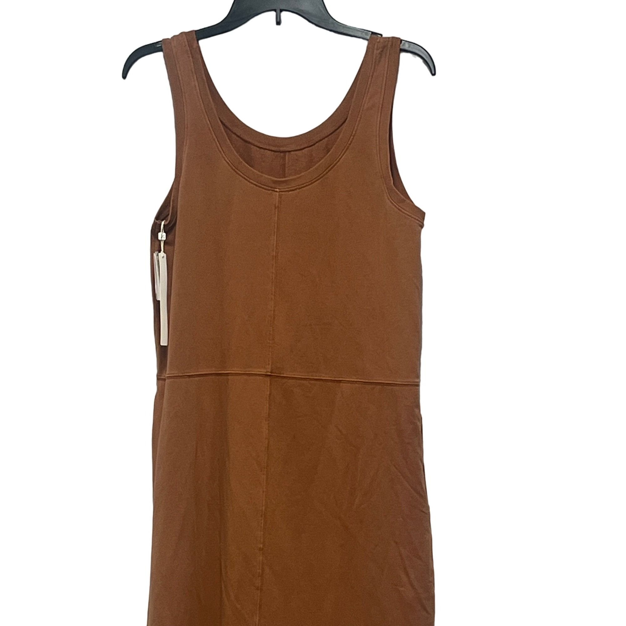 Other CASLON Scoop Neck Paneled Tank Dress In Washed Rust Argan Oi Size M / US 6-8 / IT 42-44 - 9 Thumbnail