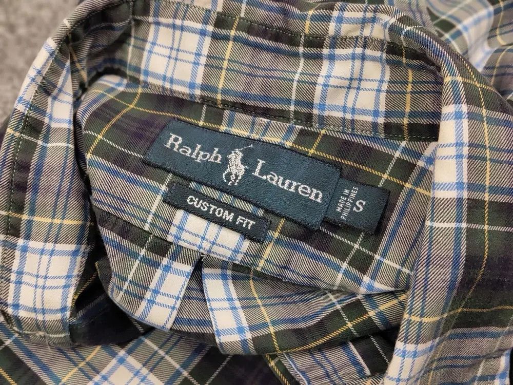 Polo Ralph Lauren Vintage 90's Polo Ralph Lauren American plaid Flannel Shirt Size US M / EU 48-50 / 2 - 9 Thumbnail