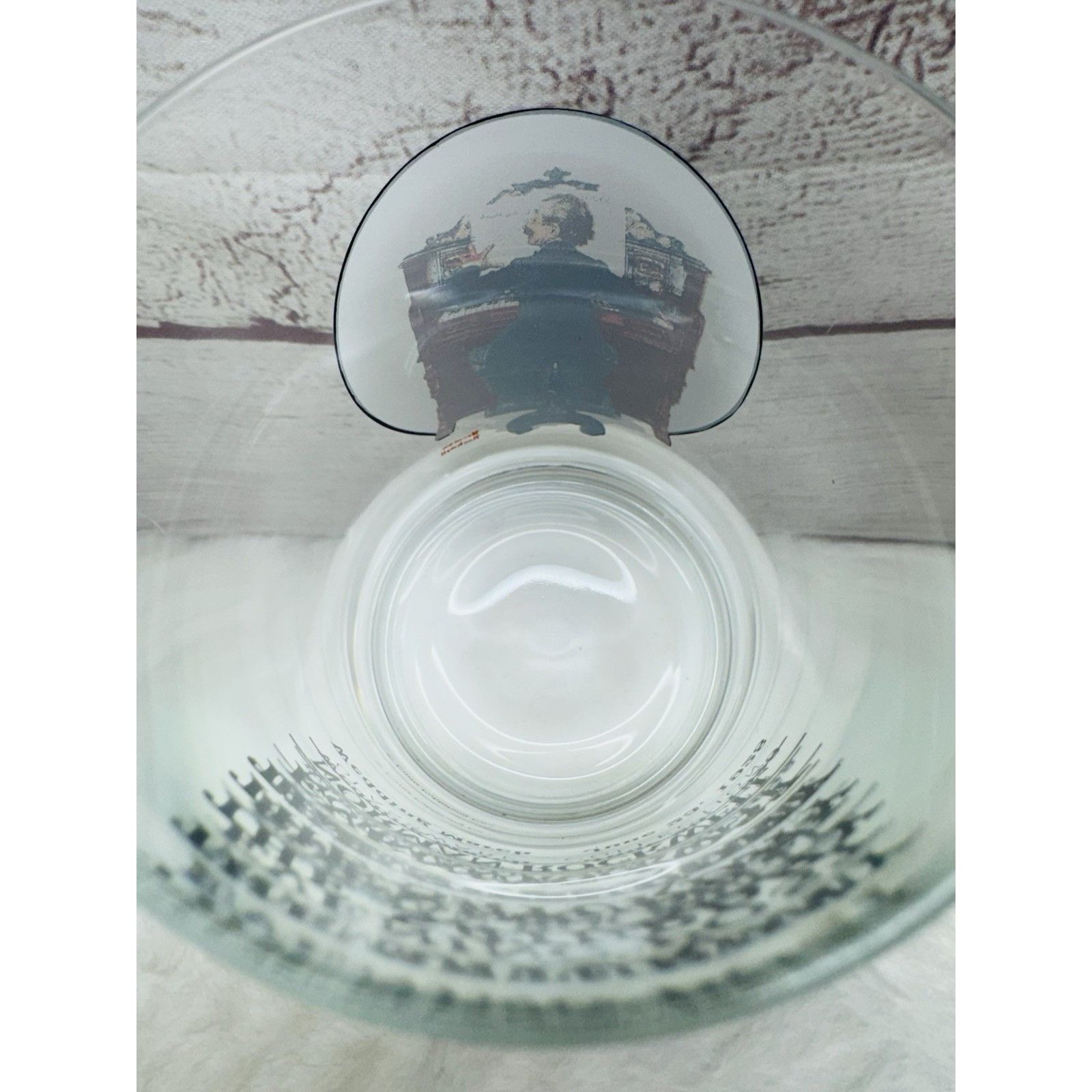 Other Norman Rockwell Saturday Evening Post "WEDDING MARCH" Glass Size ONE SIZE - 3 Thumbnail