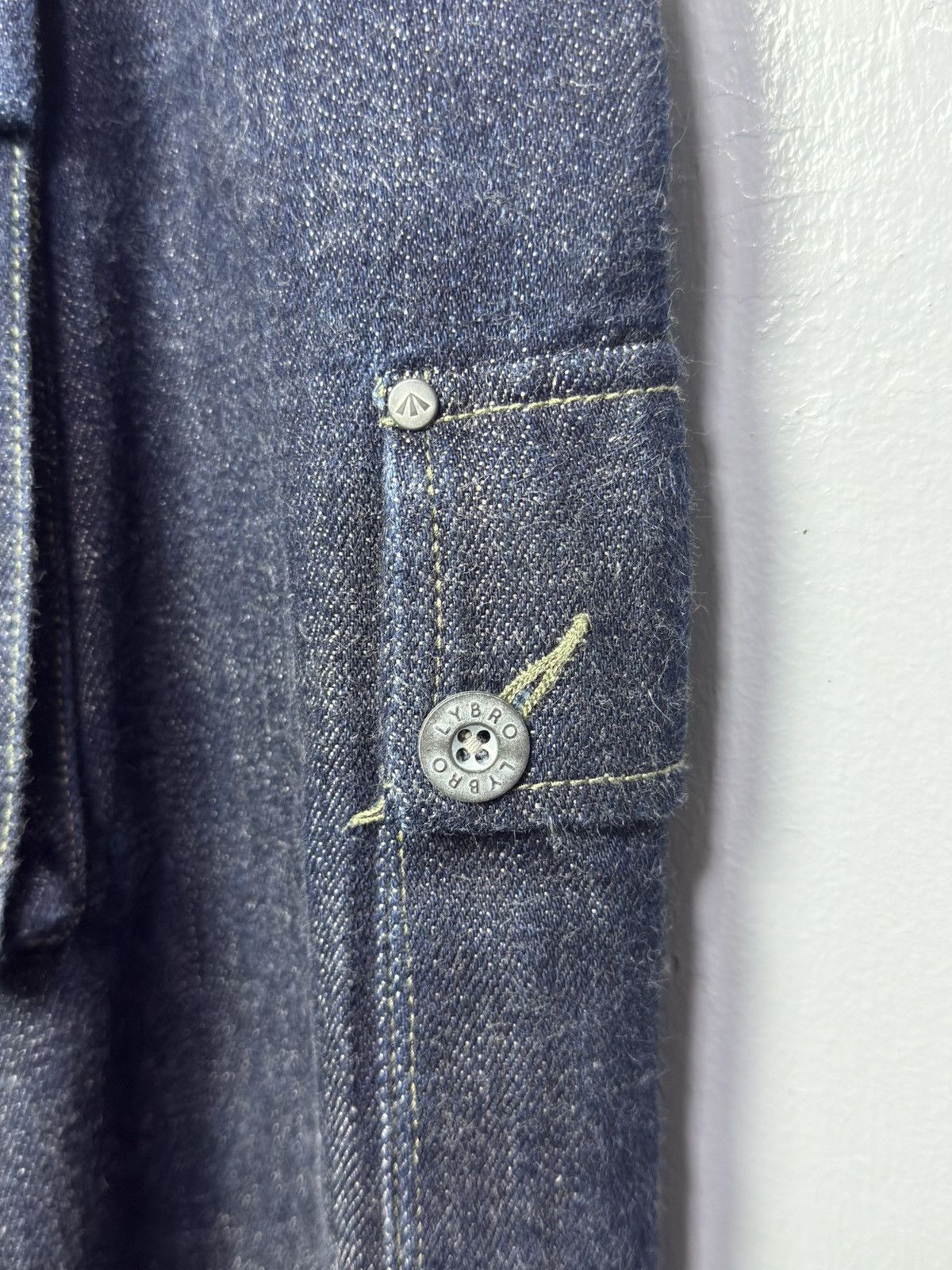 Nigel Cabourn Nigel Cabourn Lybro Naval Dungaree Denim Overall - Size 46 Size US 30 / EU 46 - 18 Thumbnail