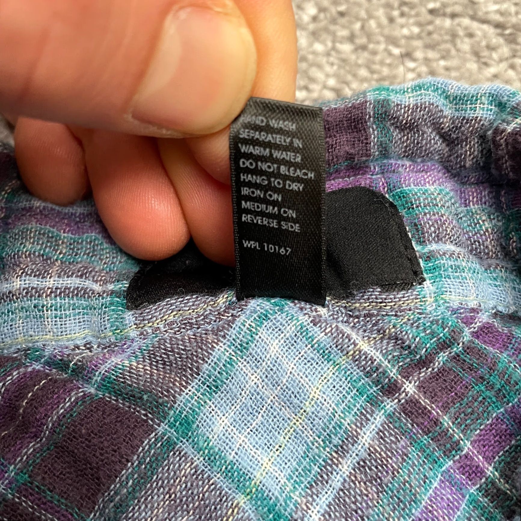 AQUA Aqua by Bloomingdale's Button-Down Shirt Women Small Multicolor Plaid Long Sleeve Size S / US 4 / IT 40 - 7 Thumbnail