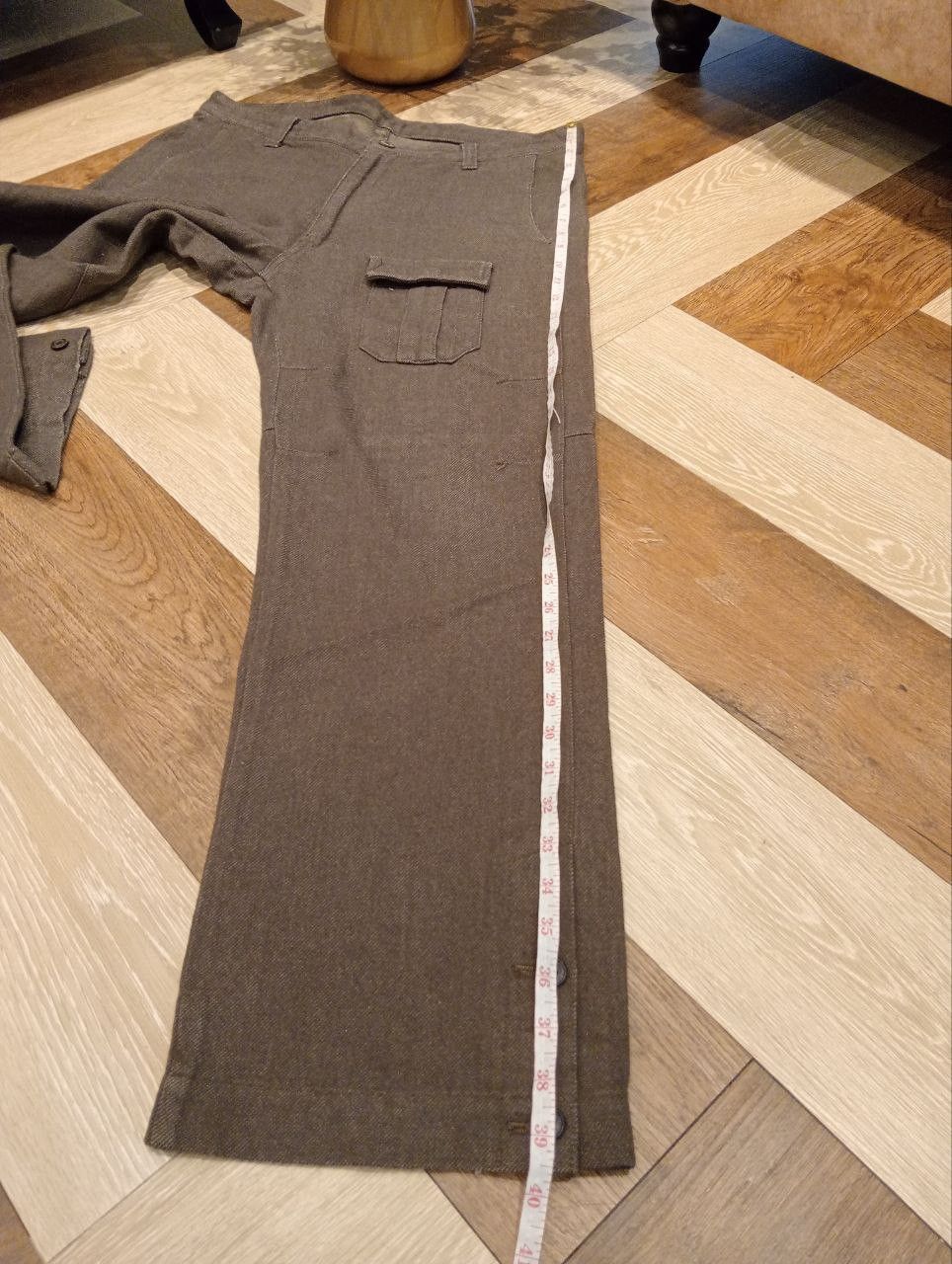 Japanese Brand JAPANESE PROHIBIT COTTON WOOL VINTAGE PANTS - SIZE L Size US 34 / EU 50 - 17 Thumbnail