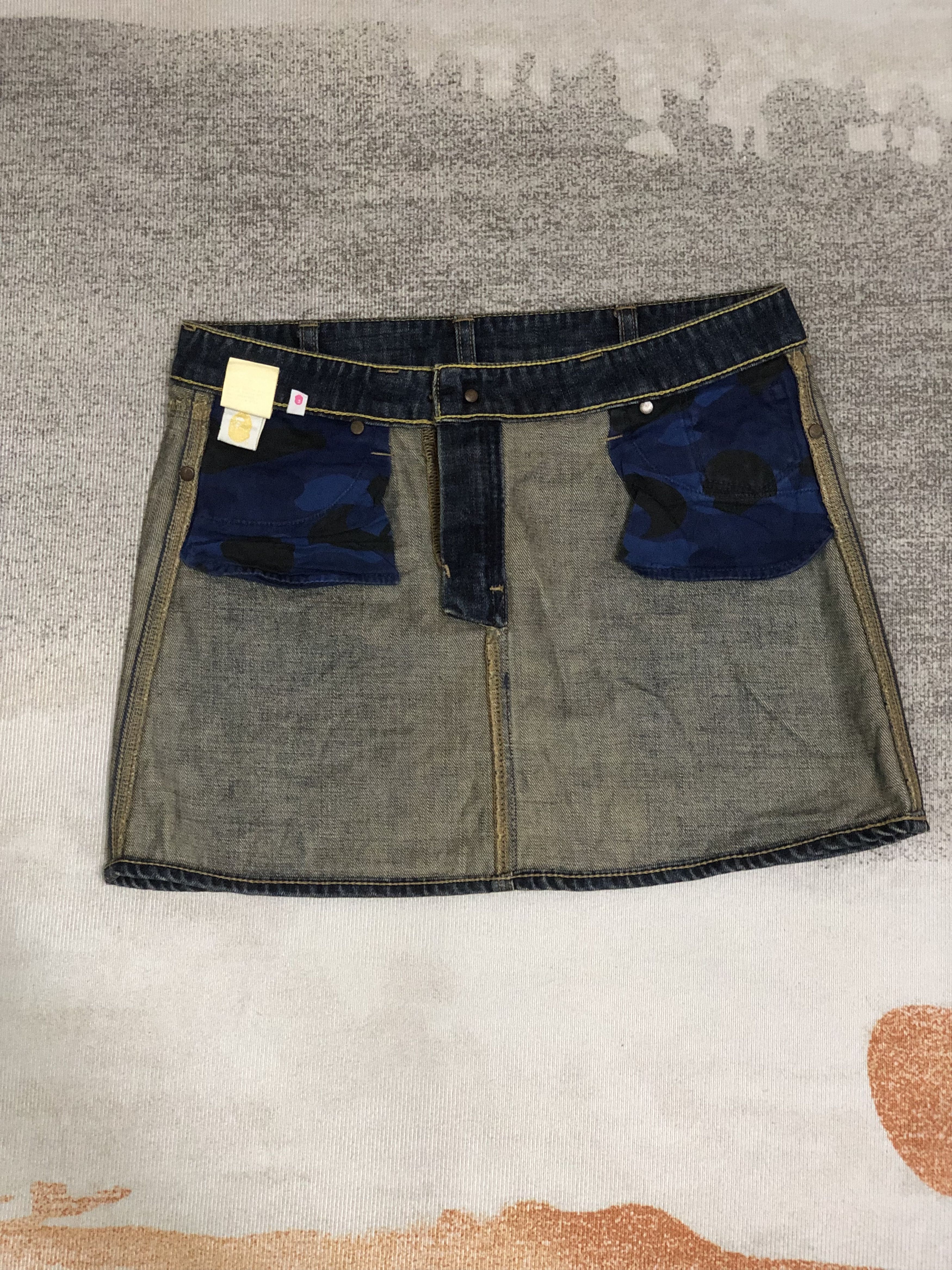 Bape A Bathing Ape Mini Skirt Size 28" / US 6 / IT 42 - 15 Thumbnail