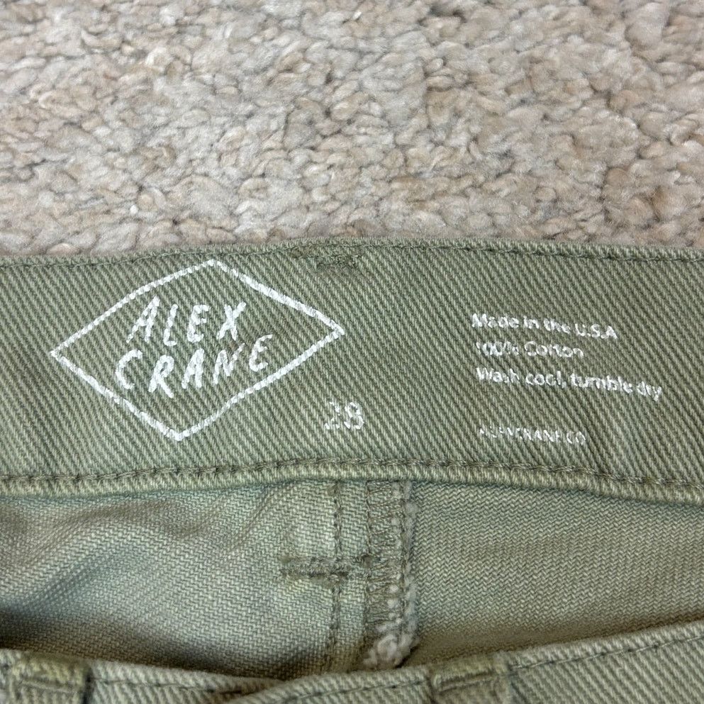Alex Crane Alex Crane Canvas Cham Green Chino Pants Men's 28x29 Size US 28 / EU 44 - 4 Thumbnail