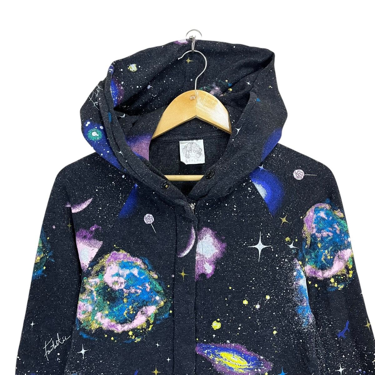 Japanese Brand ScoLar Labir Universe Print Zipper Hoodie Size US M / EU 48-50 / 2 - 4 Thumbnail
