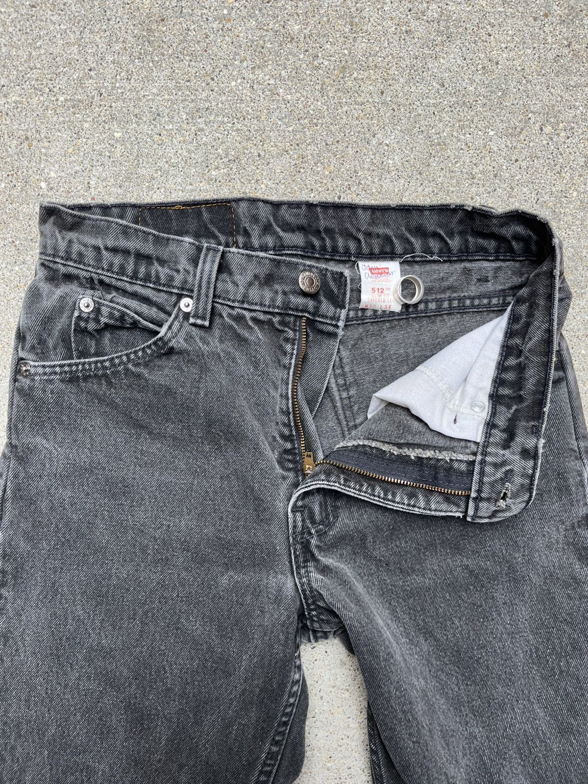 Levi's × Vintage Orange Label Vintage Black Levis Jeans Size US 34 / EU 50 - 2 Thumbnail