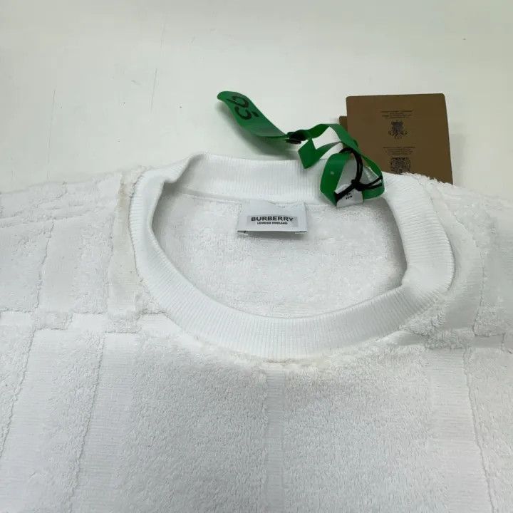 Burberry Burberry Burberry SS23 White Plaid Short Sleeve T-Shirt-25 Size US XS / EU 42 / 0 - 8 Thumbnail