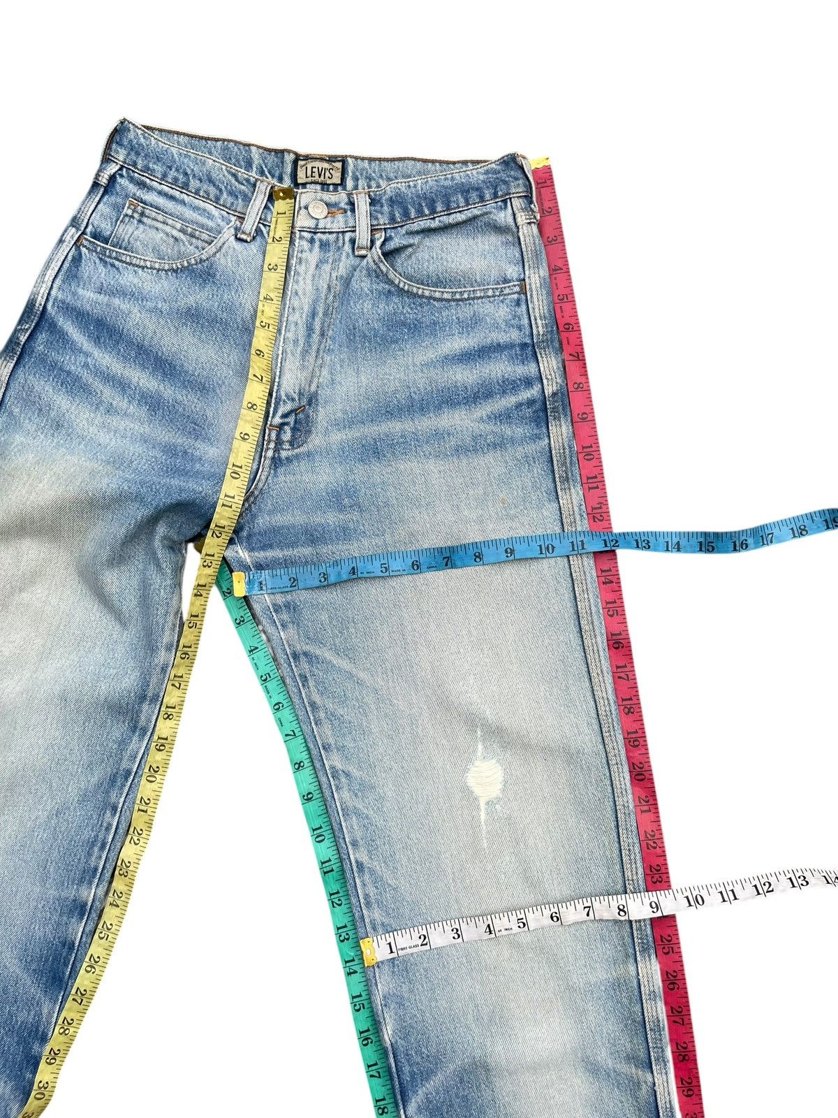 Levi's Vintage 1992 Levi’s 636 E Faded Distresed Size US 29 - 14 Thumbnail