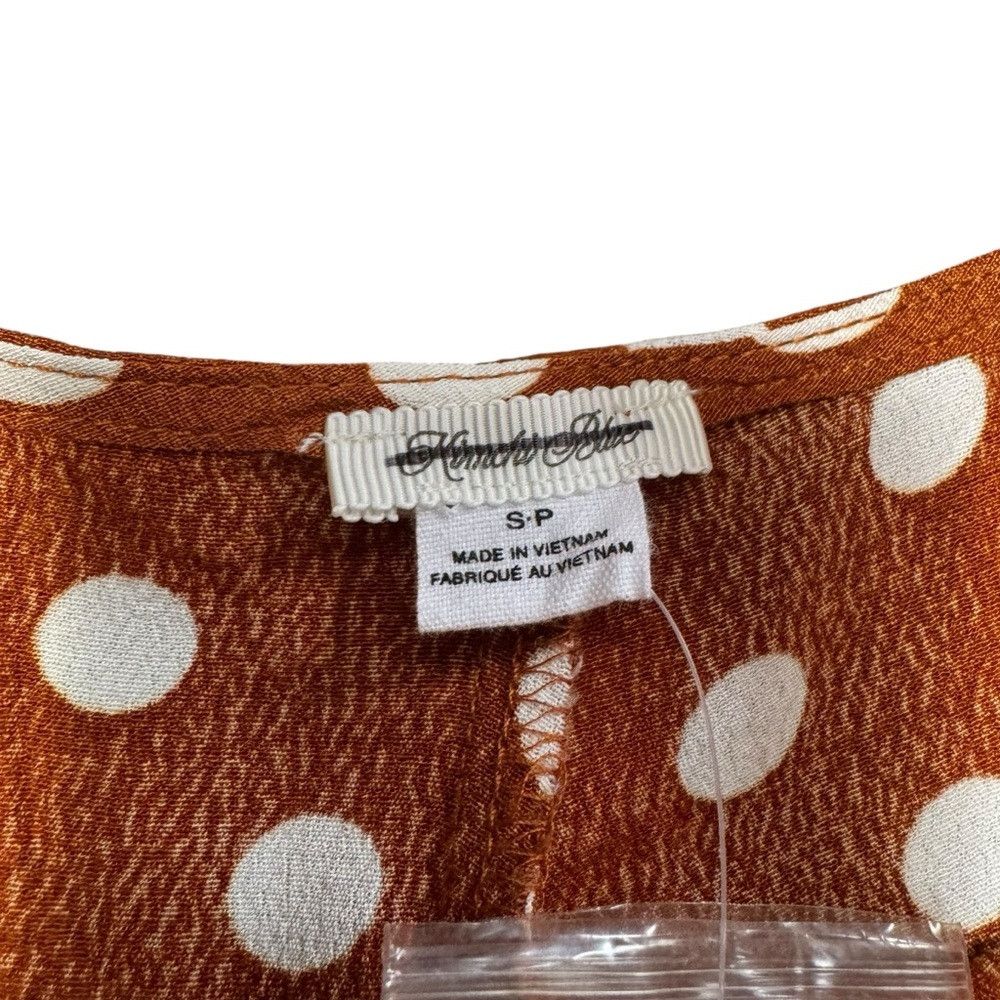 Other New Kimchi Blue Stephie Shift Brown Polka Dot Romper Size S Size 28" / US 6 / IT 42 - 6 Thumbnail