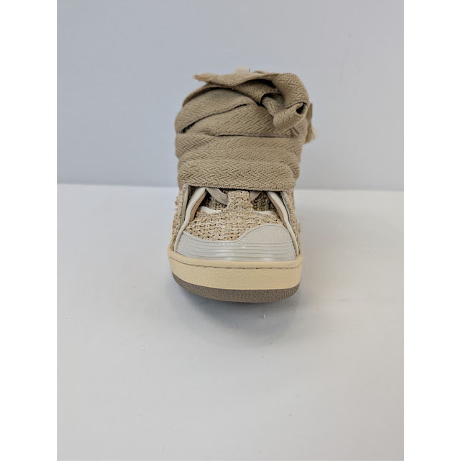 Lanvin o1rshd1 Curb Low Top Sneakers in 65 Natural Size US 7 / EU 40 - 13 Thumbnail