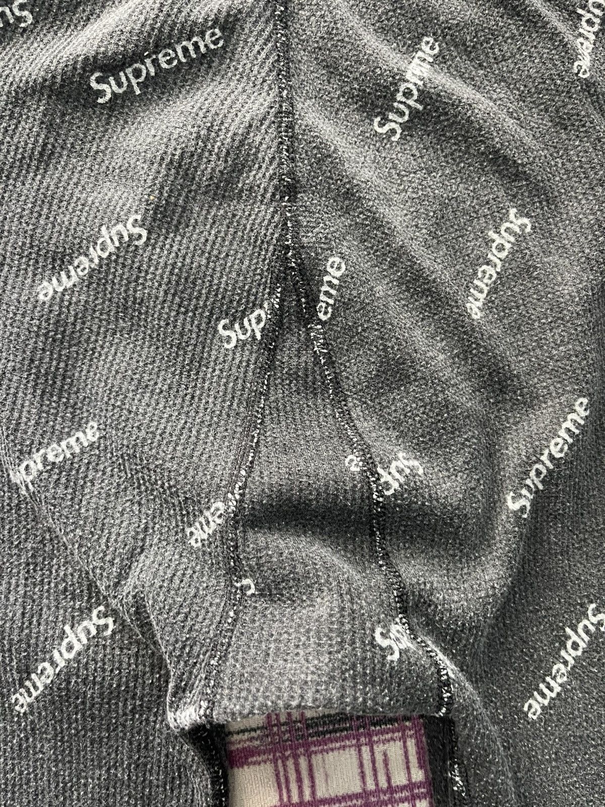Hanes × Supreme SUPREME X HANES THERMAL PANTS BLACK LOGO PRINTS Size US 26 / EU 42 - 8 Thumbnail