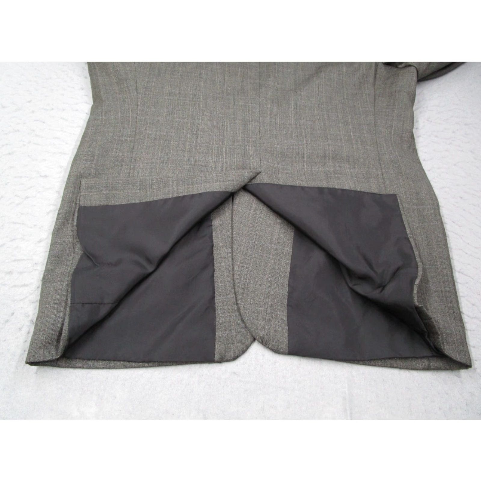 Loro Piana John W. Nordstrom Loro Piana Jacket Mens 46 R Gray Wool 2 Button Blazer Work Travel Suit Jacket Size 46R - 7 Thumbnail
