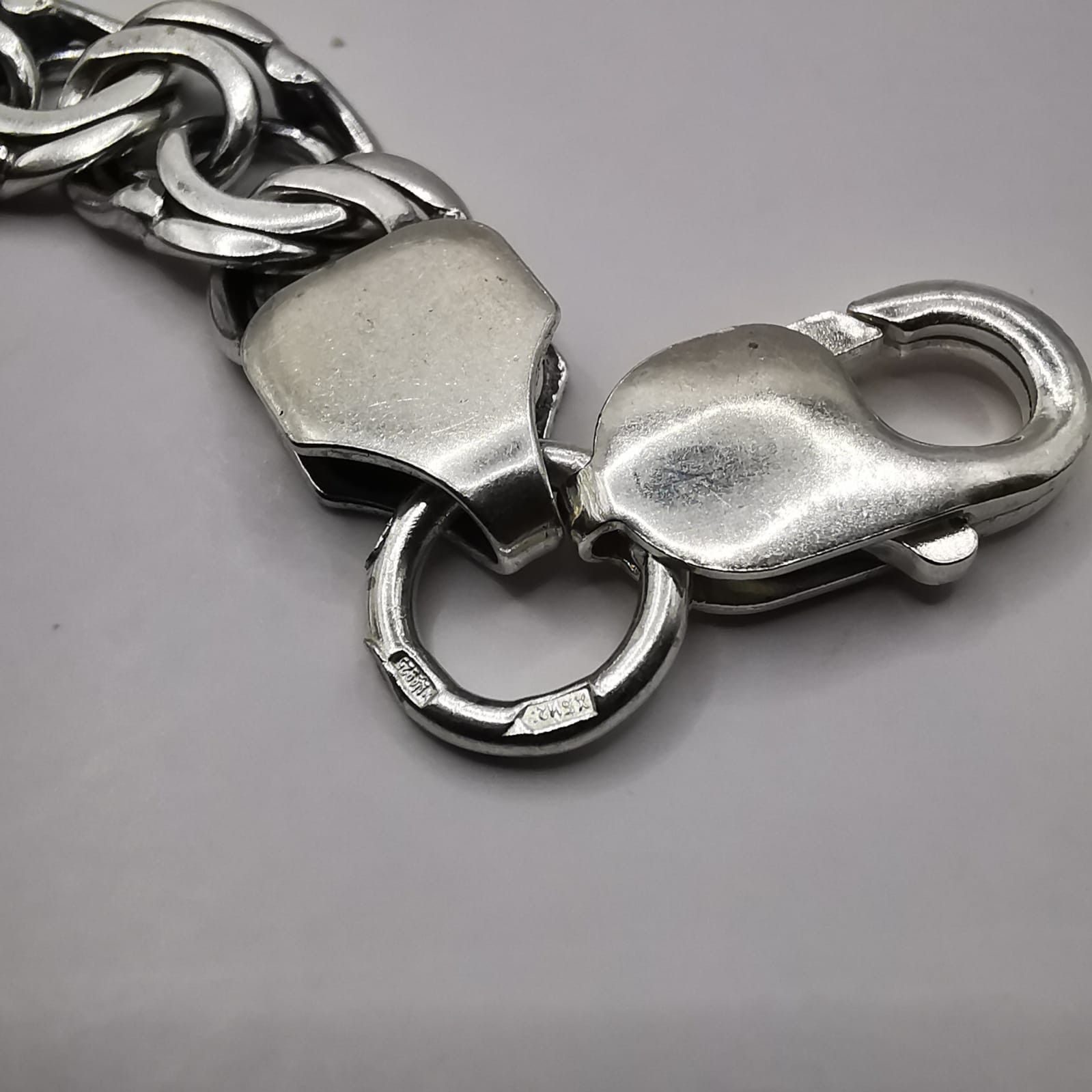 Sterling Silver Vintage Jewelry Chain, 925 Sterling Silver, Signed 50,22g Size ONE SIZE - 7 Thumbnail
