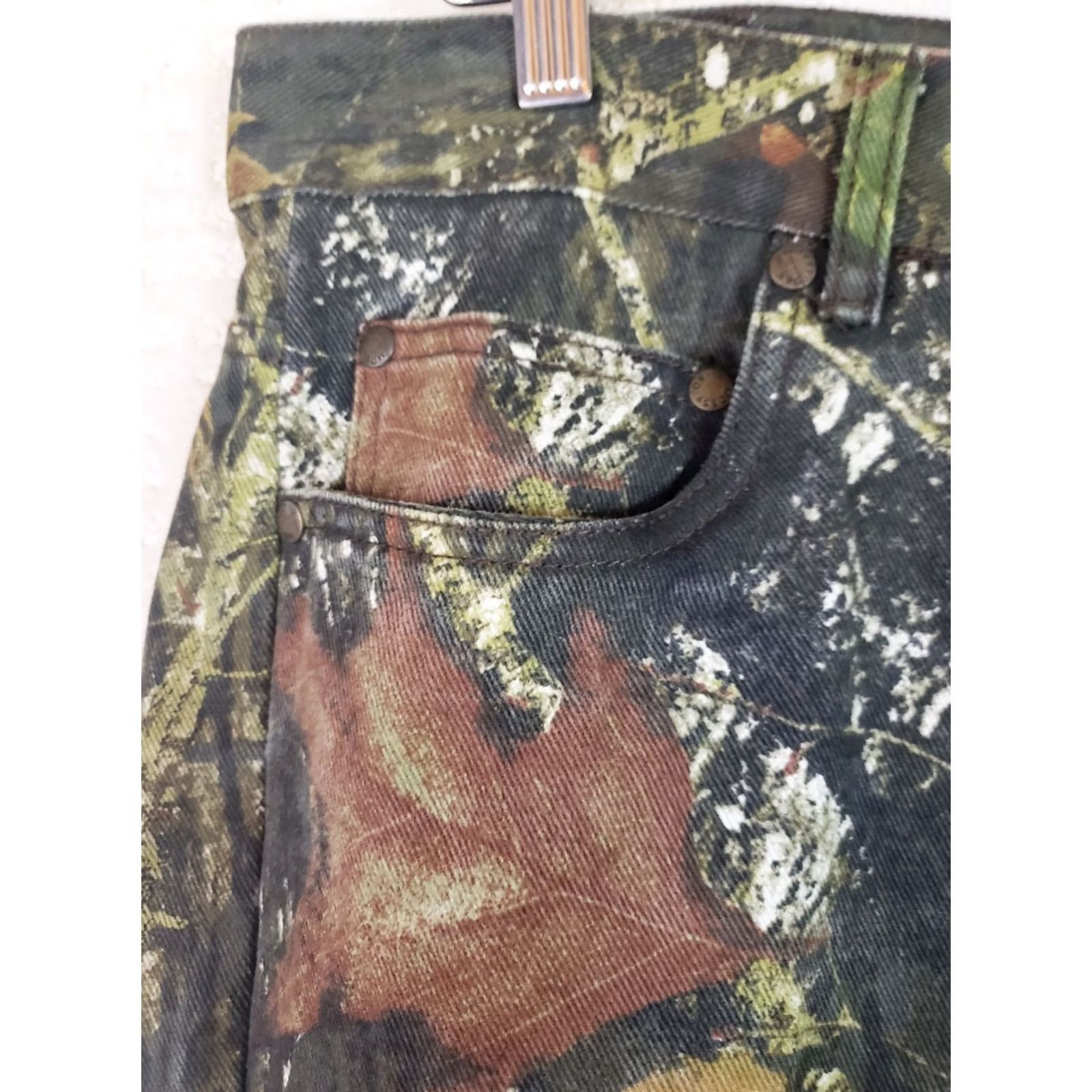 Vintage Mossy Oak Break Up Camo Pants Men 38x32 Camouflage Jeans Hunting New Size US 38 / EU 54 - 6 Thumbnail