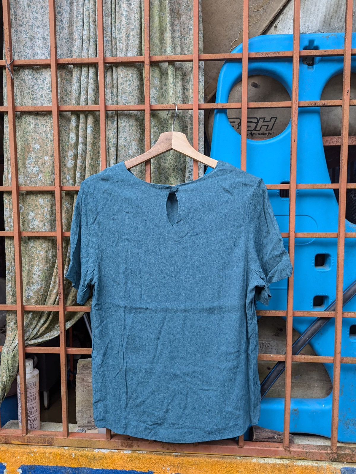 Vintage Papillon Shirt Rayon Size XL / US 12-14 / IT 48-50 - 2 Thumbnail