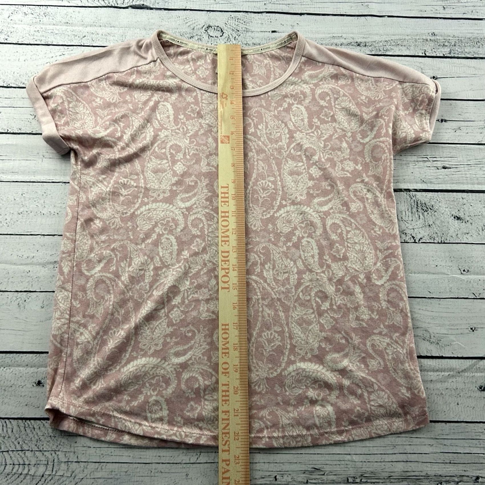 Lucky Brand Lucky Brand Short Sleeve Top Women's Small Pink Shirt Women S Pink Lucky Brand Short Sleeve T-Shirt XS-Small Size S / US 4 / IT 40 - 3 Thumbnail