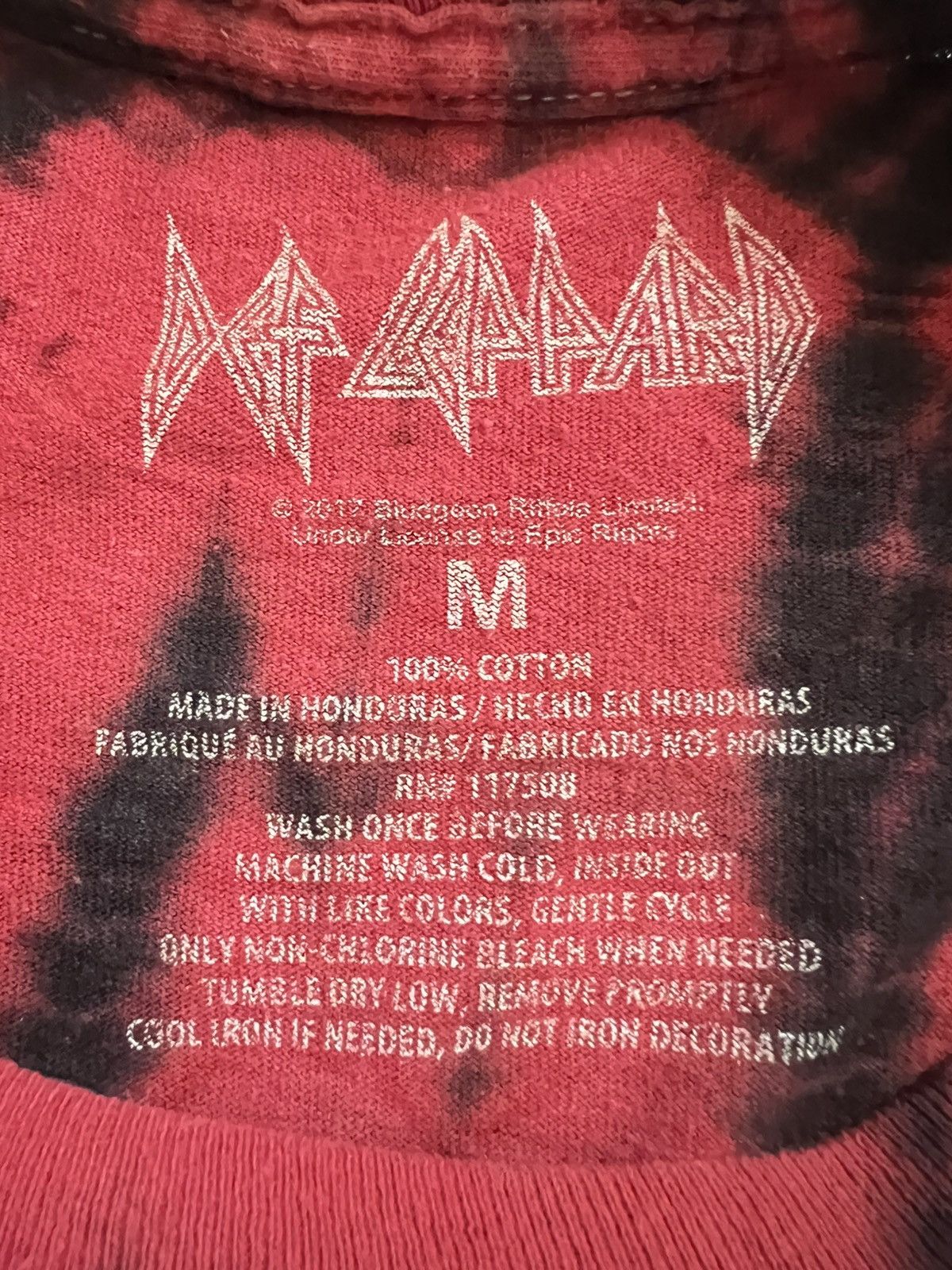 Band Tees × Def Leppard Vintage Band Def Leppard Tie Dye Size US M / EU 48-50 / 2 - 5 Thumbnail