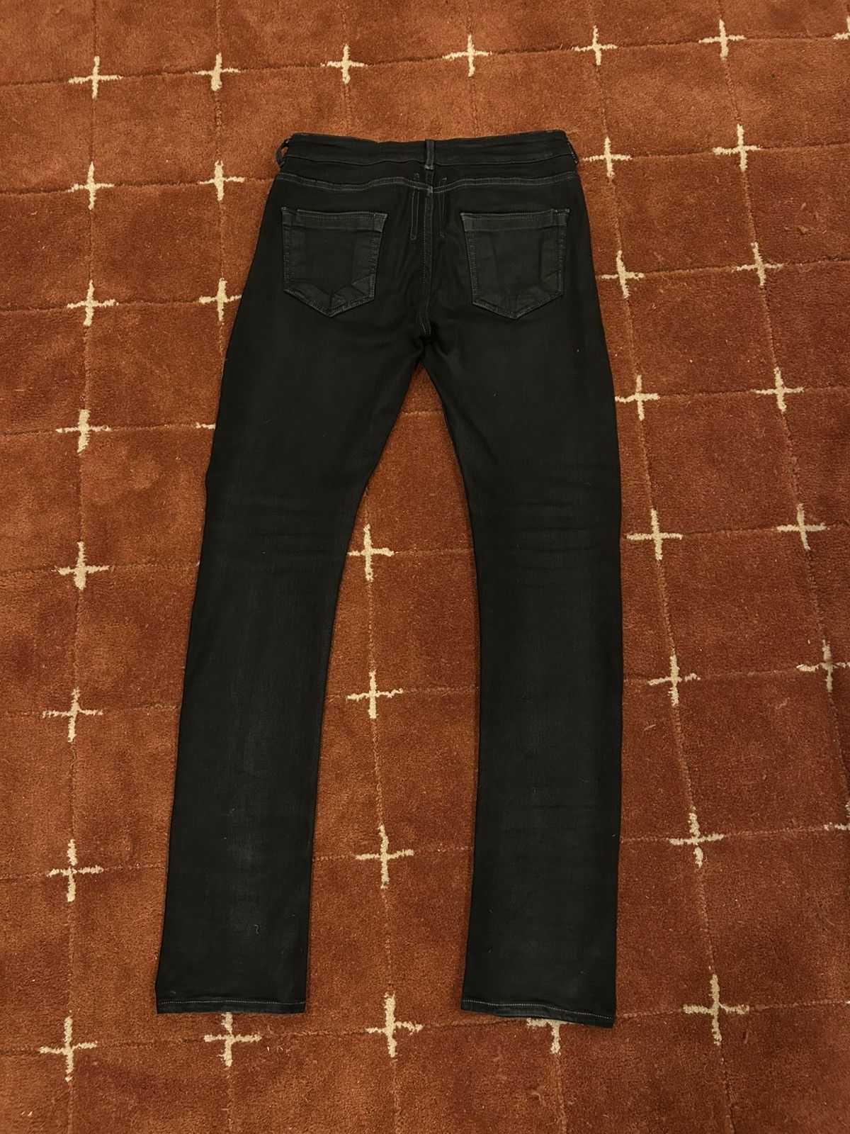 Rick Owens Drkshdw Rick Owens Detroit Cut Wax Denim Size US 32 / EU 48 - 4 Thumbnail