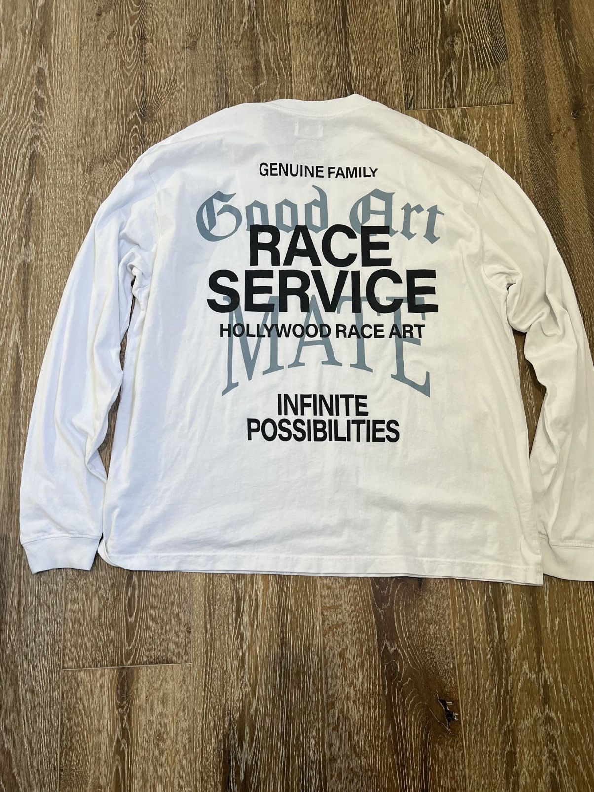 GOOD ART HLYWD Race service good art hollywood longsleeve Size US XL / EU 56 / 4 - 2 Thumbnail