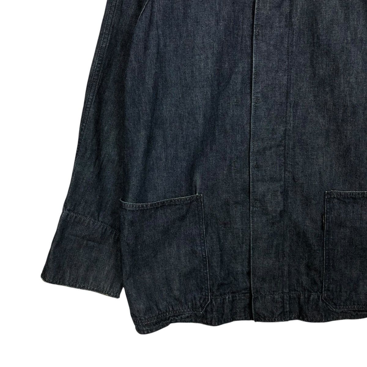 Issey Miyake 🔥1999/2000 VINTAGE DENIM WORK JACKET ZUCCA ISSEY MIYAKE Size US M / EU 48-50 / 2 - 6 Thumbnail