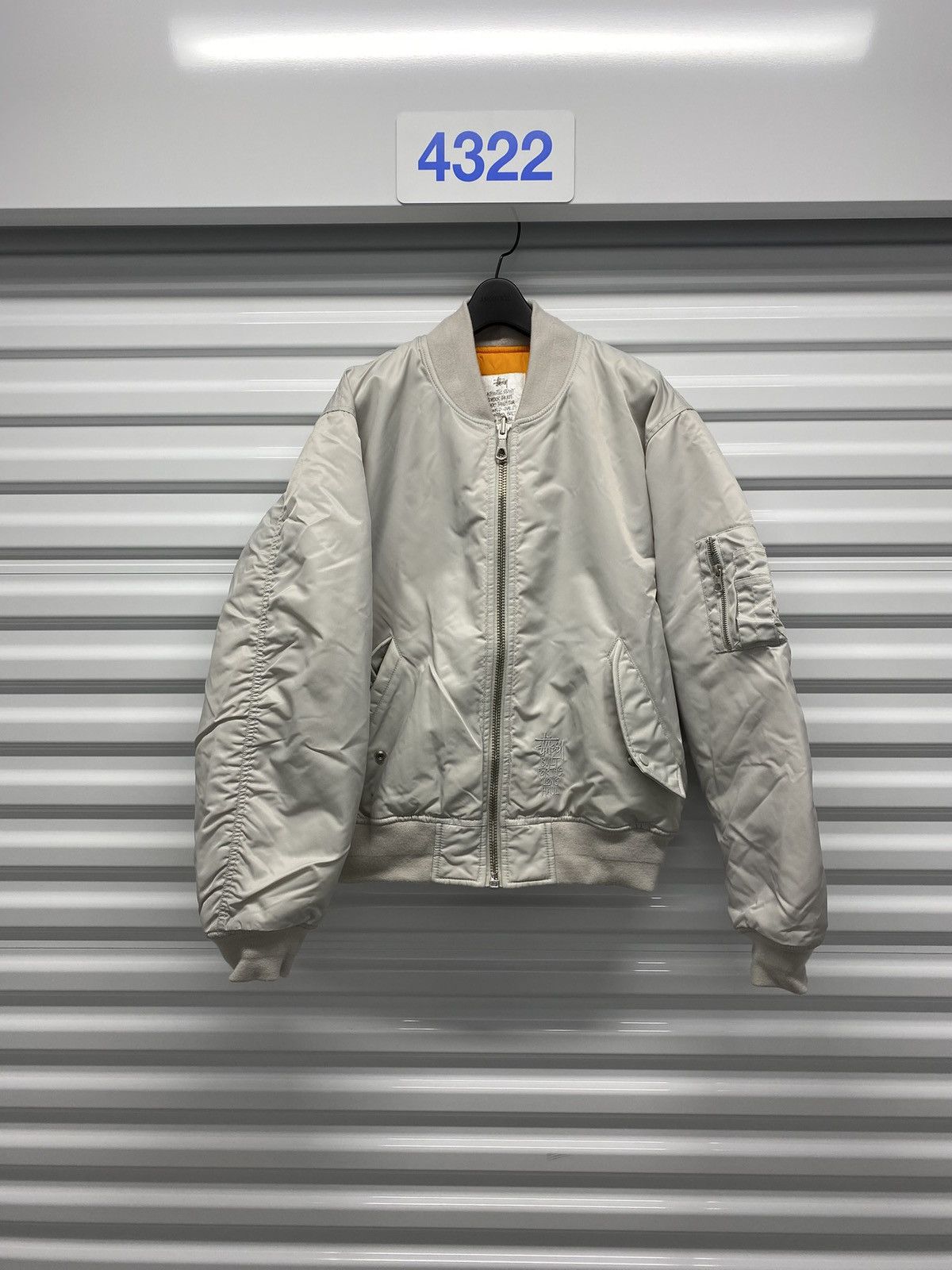 Stussy Stussy Built Reversible Bomber Jacket Grey - Medium Size US M / EU 48-50 / 2 - 1 Thumbnail