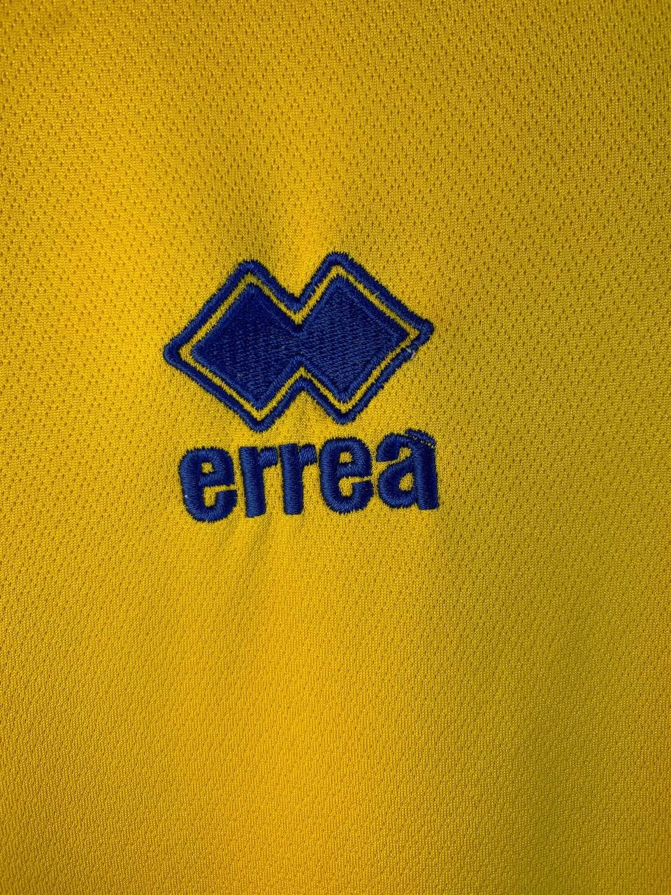 Vintage Errea FC Tibs 1997 Jersey Yellow Soccer Shirt Motif8 Sponsor Size US XL / EU 56 / 4 - 4 Thumbnail