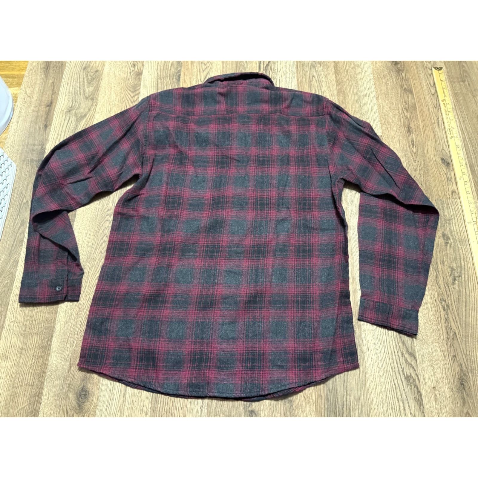 Commission Mission Ridge Shirt Mens Large Red Plaid Long Sleeve Button-Up Shirt Size US L / EU 52-54 / 3 - 2 Thumbnail