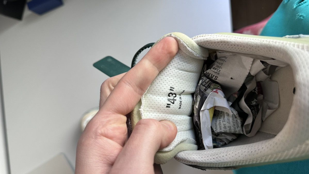 Off-White Off-white odsy 1000 blue marble 43 Size US 9 / EU 42 - 4 Thumbnail