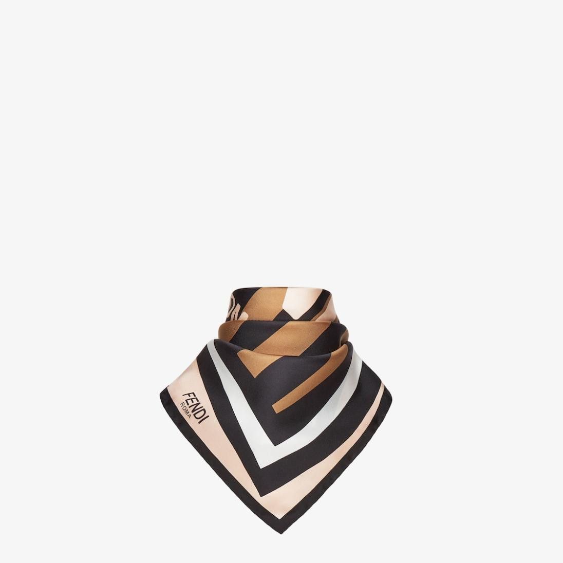 Fendi o1s1wg111224 Size: OS / Pequin Foulard in Multicolor Size ONE SIZE - 2 Thumbnail