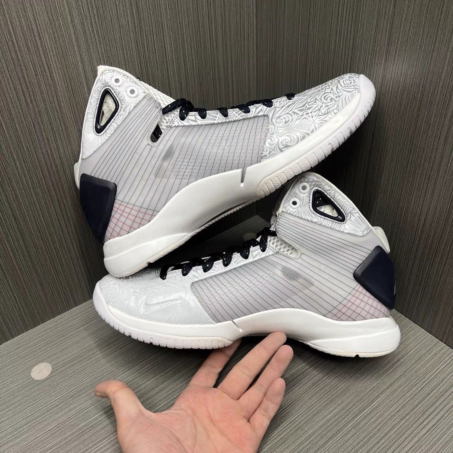 Nike Nike Adapt BB Mag Wolf Grey Basketball Shoes K15 Size US 11 / EU 44 - 4 Thumbnail