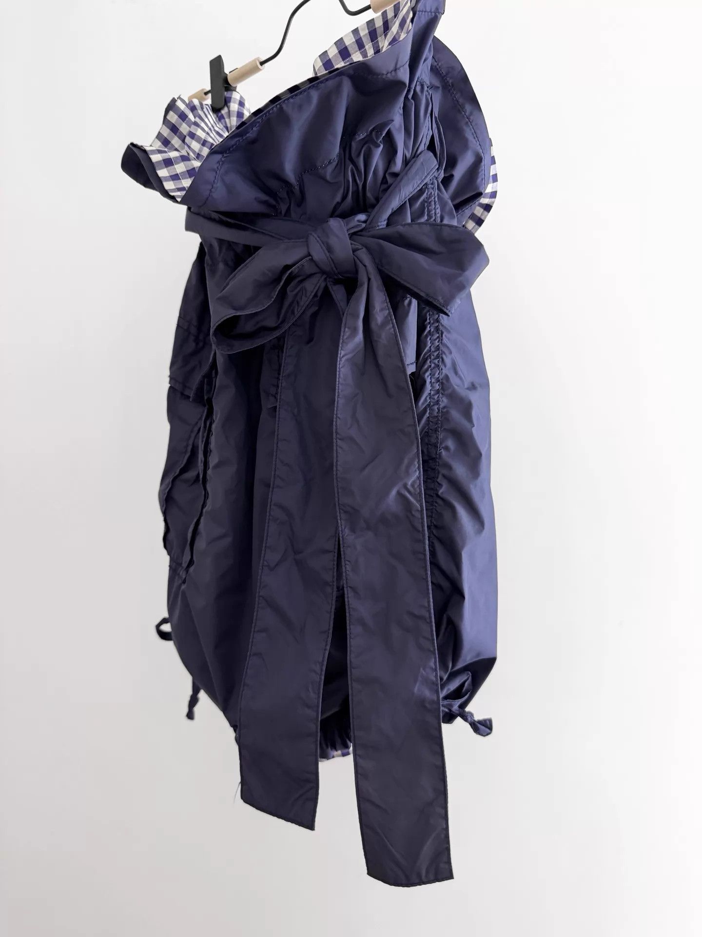 Comme des Garcons CDG Balloon Skirt Cotton-Nylon Drawstring Double Layer Size 27" / US 4 / IT 40 - 7 Thumbnail