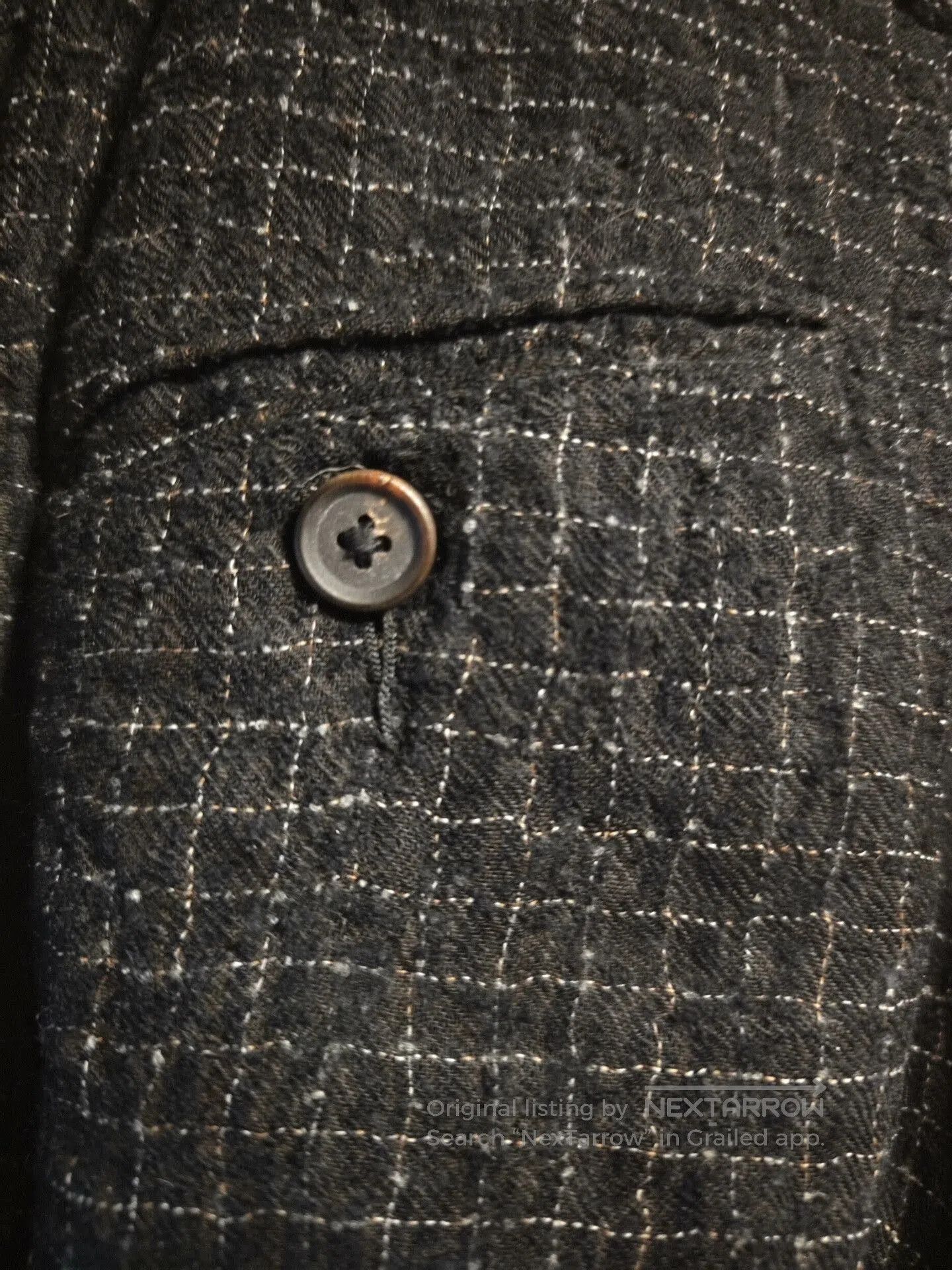 Ziggy Chen ziggy chen black wool checkered pants. Size US 36 / EU 52 - 6 Thumbnail