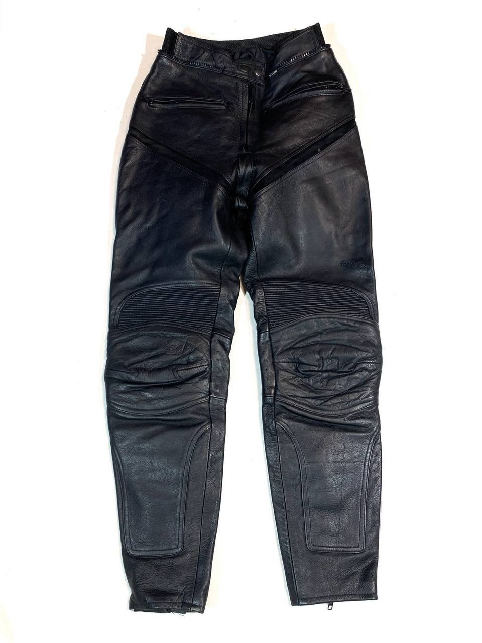 Leather Cafe Racer Vintage Moto Racing Leather Pants Size US 29 - 1 Thumbnail