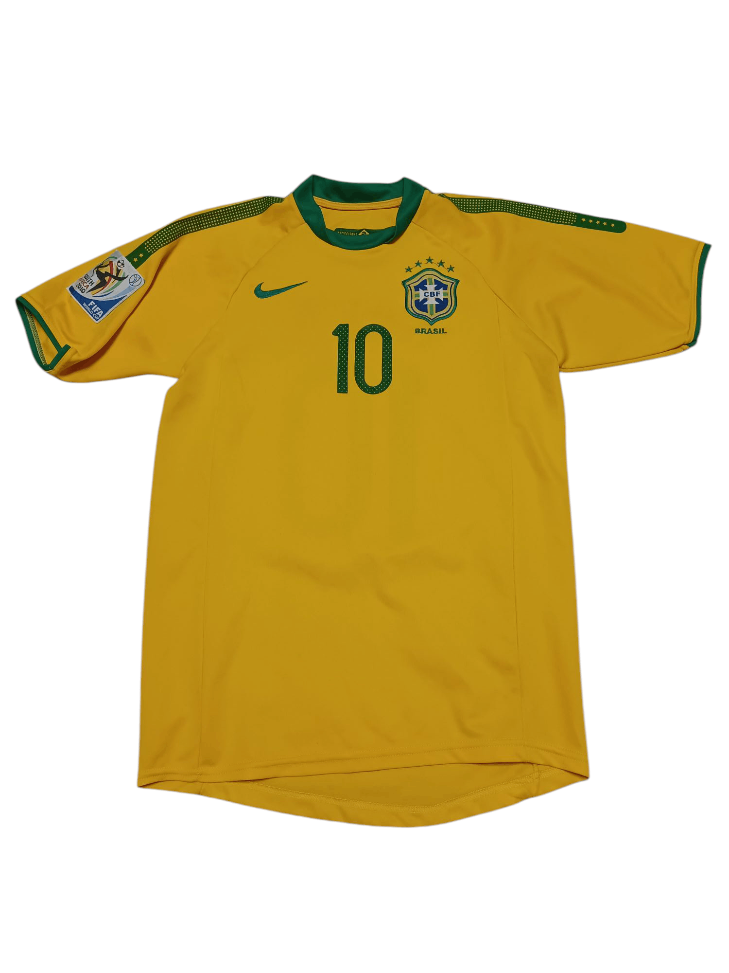 KAKA BRASIL NIKE VINTAGE WORLD CUP 2010 SOCCER JERSEY