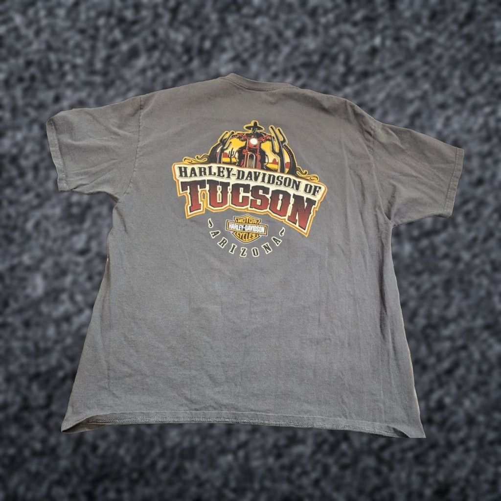 Harley Davidson Harley Davidson T Shirt Mens XL Gray Pocket Tee Biker Size US XL / EU 56 / 4 - 1 Thumbnail