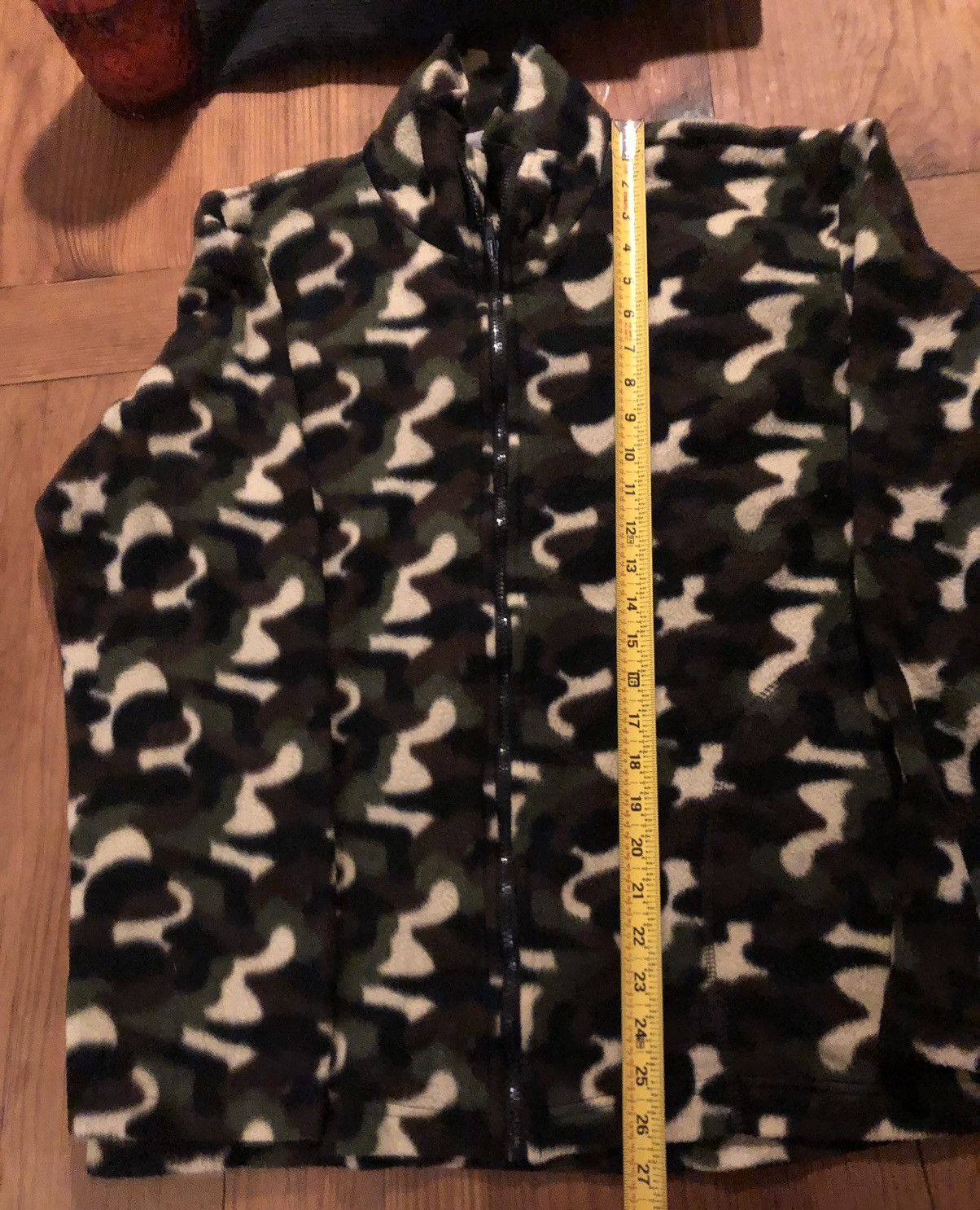 Other × Vintage Vintage Camo Fleece Zip Up Fleece S/M Size US M / EU 48-50 / 2 - 6 Thumbnail