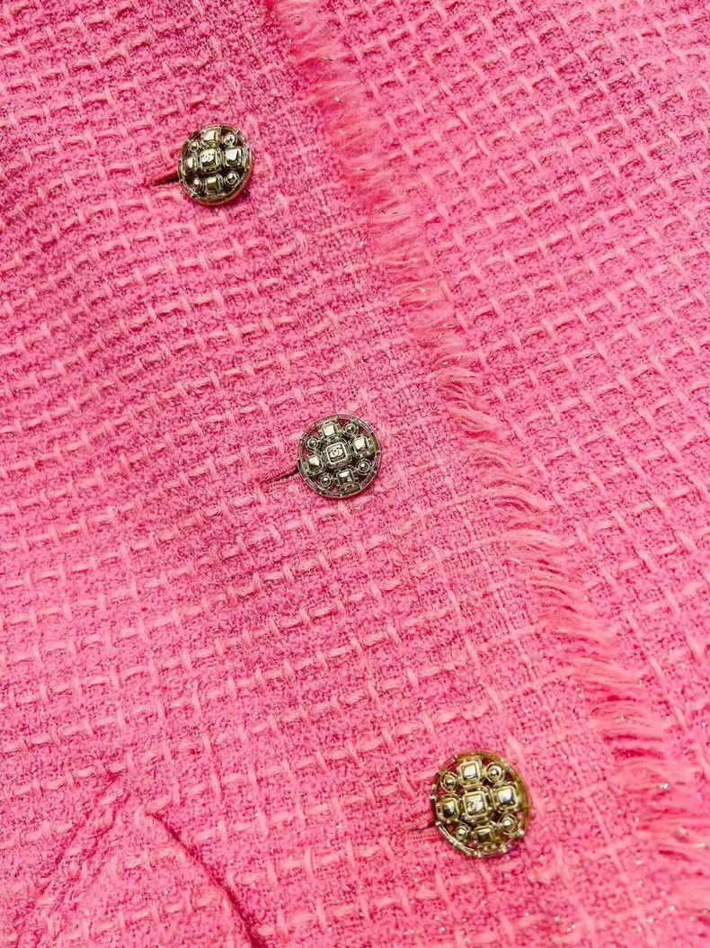 Chanel Chanel Four bags of watermelon red coats Size XXS / US 00 / IT 34 - 6 Thumbnail