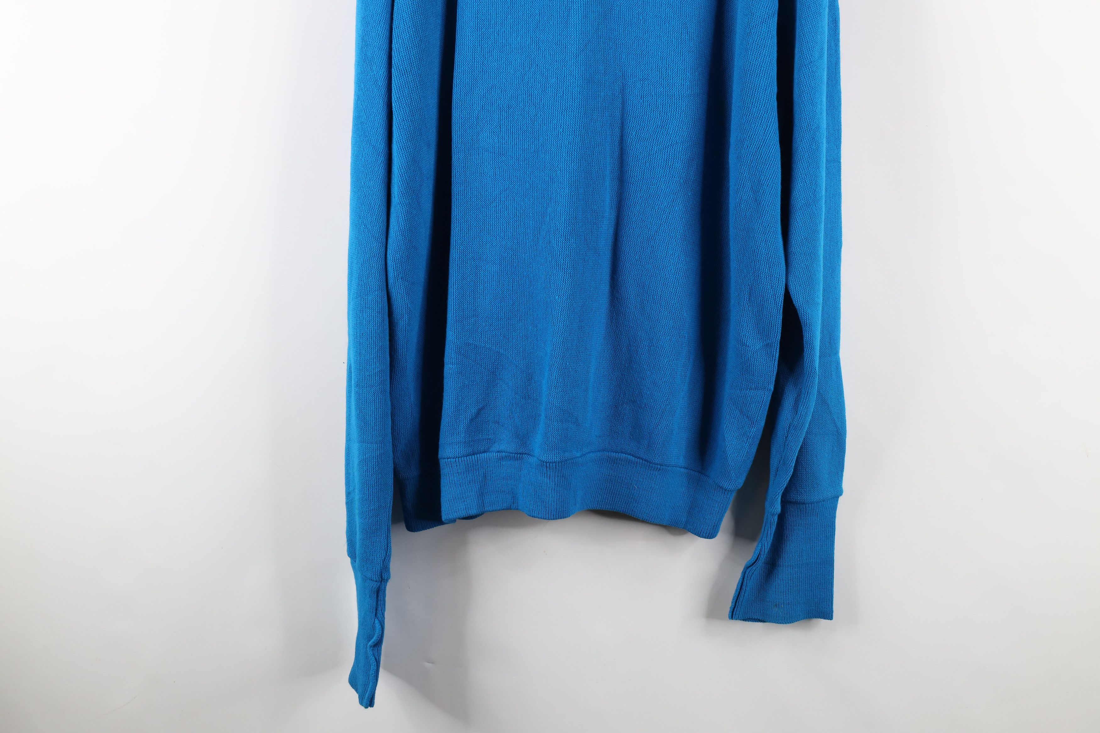 Vintage Vintage 70s 80s Streetwear Knit Cardigan Sweater Blue USA Size US XL / EU 56 / 4 - 13 Thumbnail