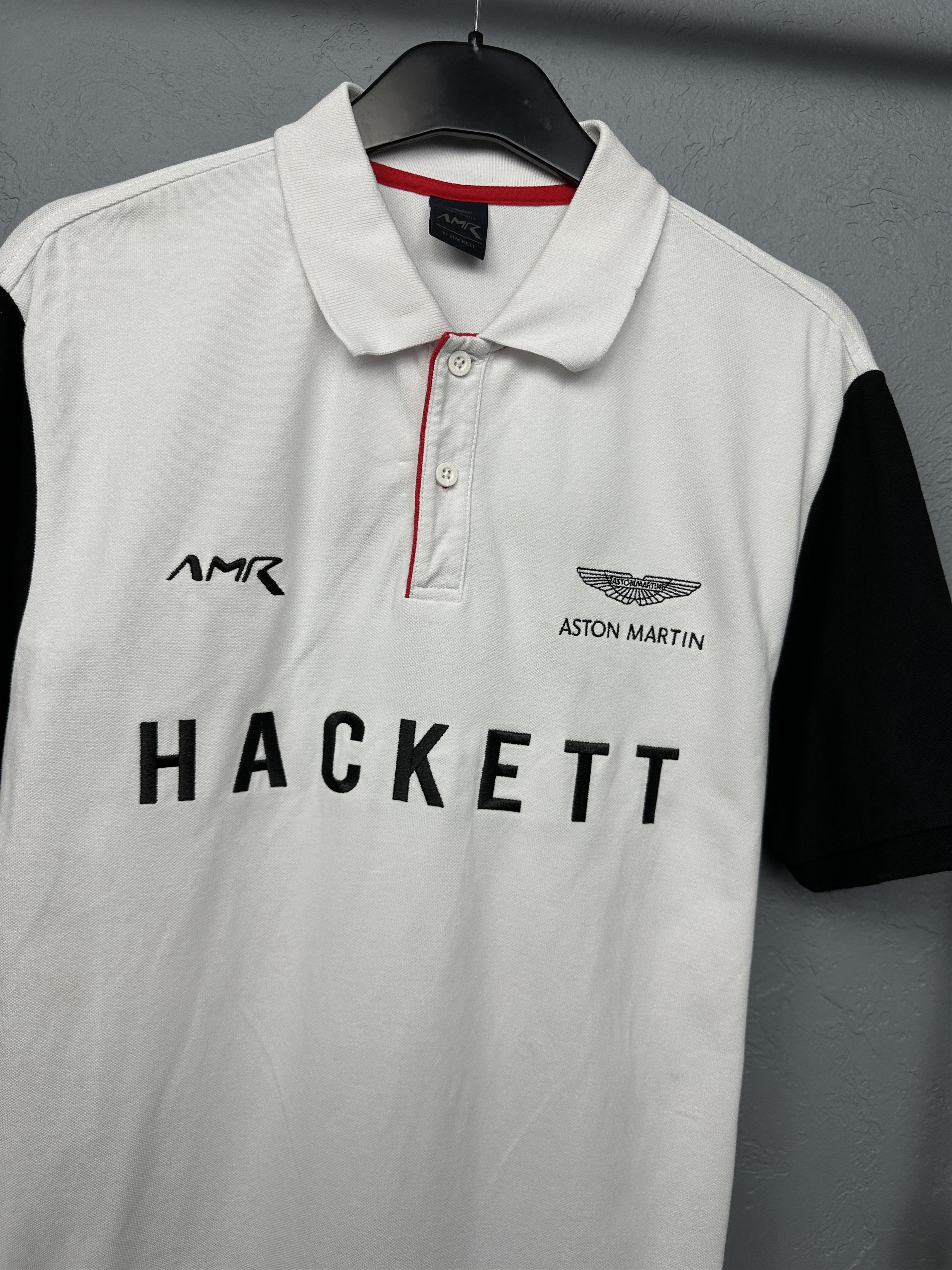 Hackett Aston Martin by Hackett Mens Polo Shirt Size US L / EU 52-54 / 3 - 2 Thumbnail