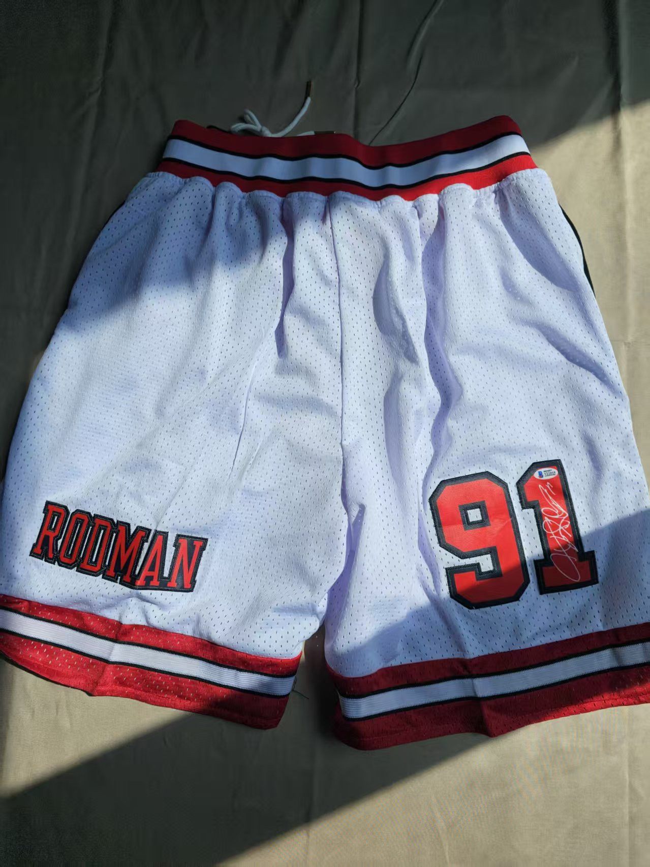 NBA Chicago Bulls Short Pocket Dennis Rodman Short XXL Size US 38 / EU 54 - 2 Thumbnail