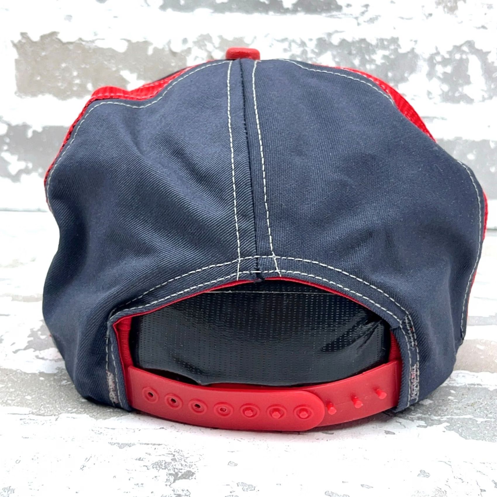 Vintage VINTAGE Coal Mining Trucker Hat Cap Red Blue Made In USA 80s 90s SAB Pinwheel Size ONE SIZE - 5 Thumbnail