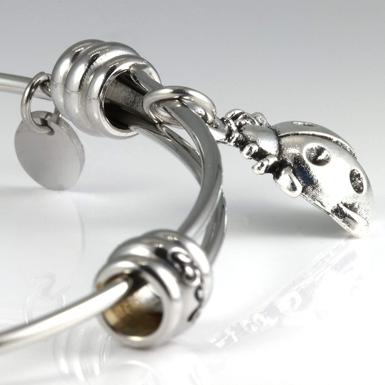 & Other Stories Lady Bug Bracelet - Ladybugs Jewelry Stainless Steel Size ONE SIZE - 9 Thumbnail