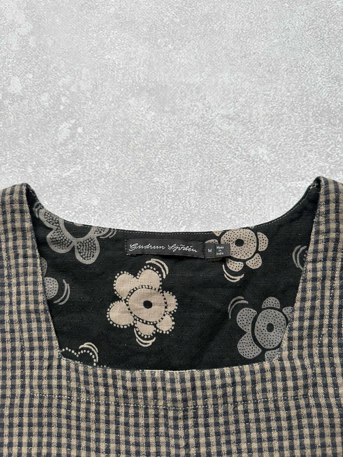 Gudrun Sjoden Gudrun Sjoden Dress Cotton Tunic LongSleeve Patterned Blouse Size M / US 6-8 / IT 42-44 - 9 Thumbnail