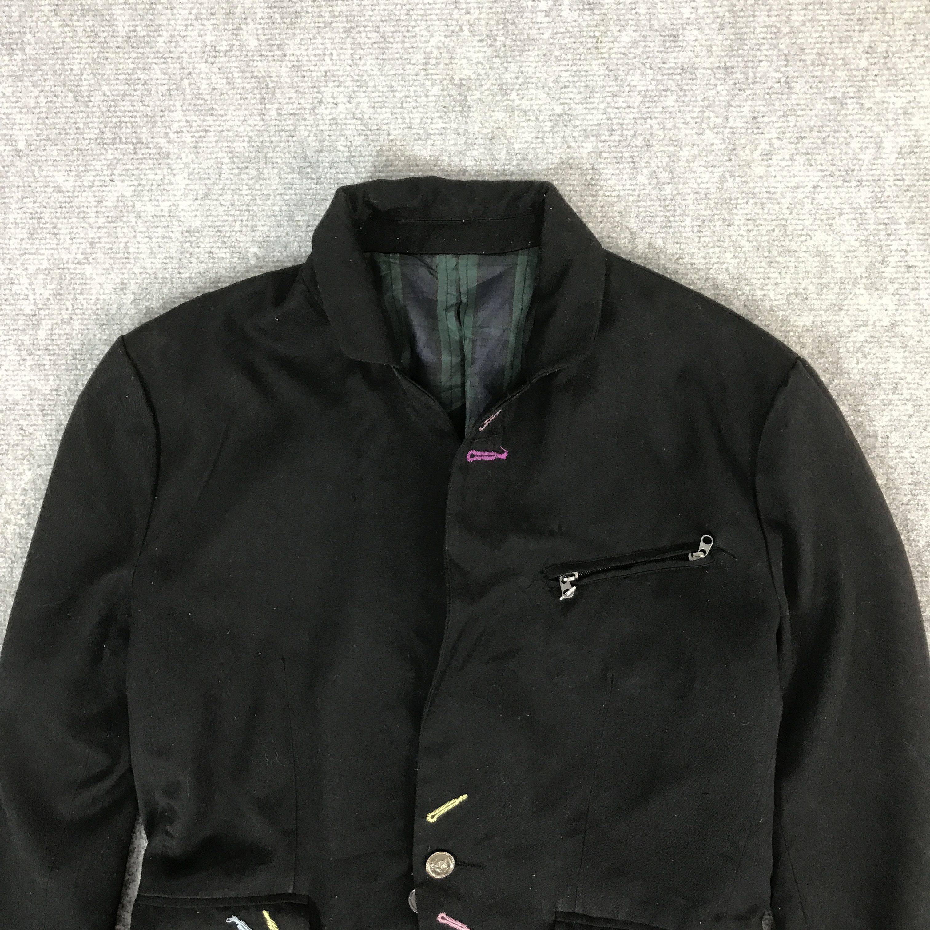 Japanese Brand AUTHENTIC MULTI BUTTON JACKET Size US M / EU 48-50 / 2 - 2 Thumbnail