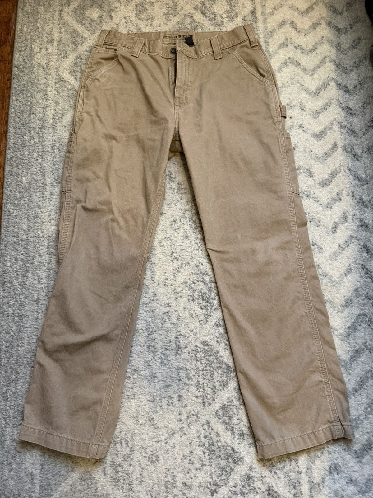 Carhartt Beige Carhartt utility cargo pants Size US 34 / EU 50 - 2 Thumbnail