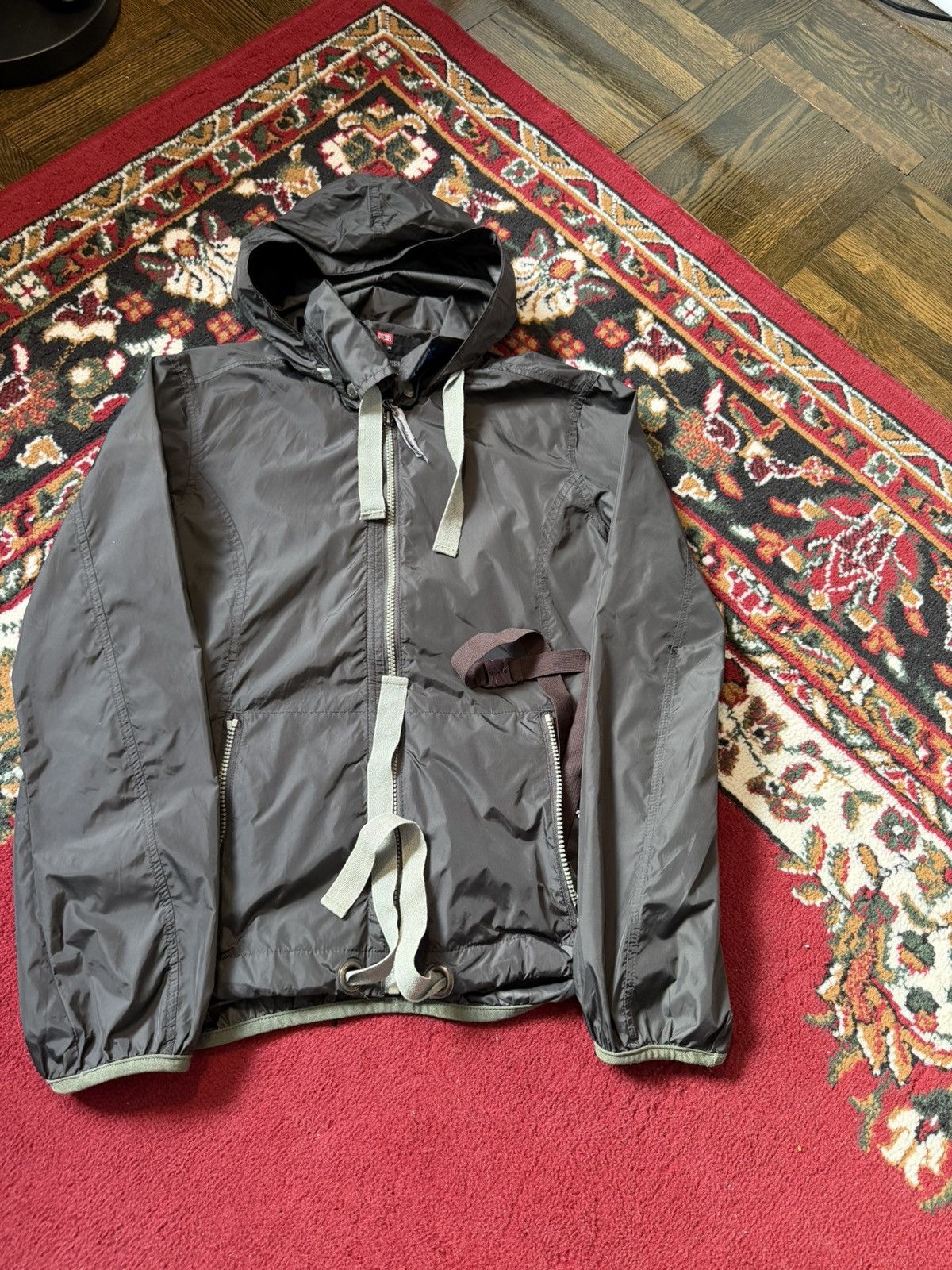 Diesel Y2K Diesel Distressed Full Zip Long Sleeve Windbreaker Size US XS / EU 42 / 0 - 9 Thumbnail