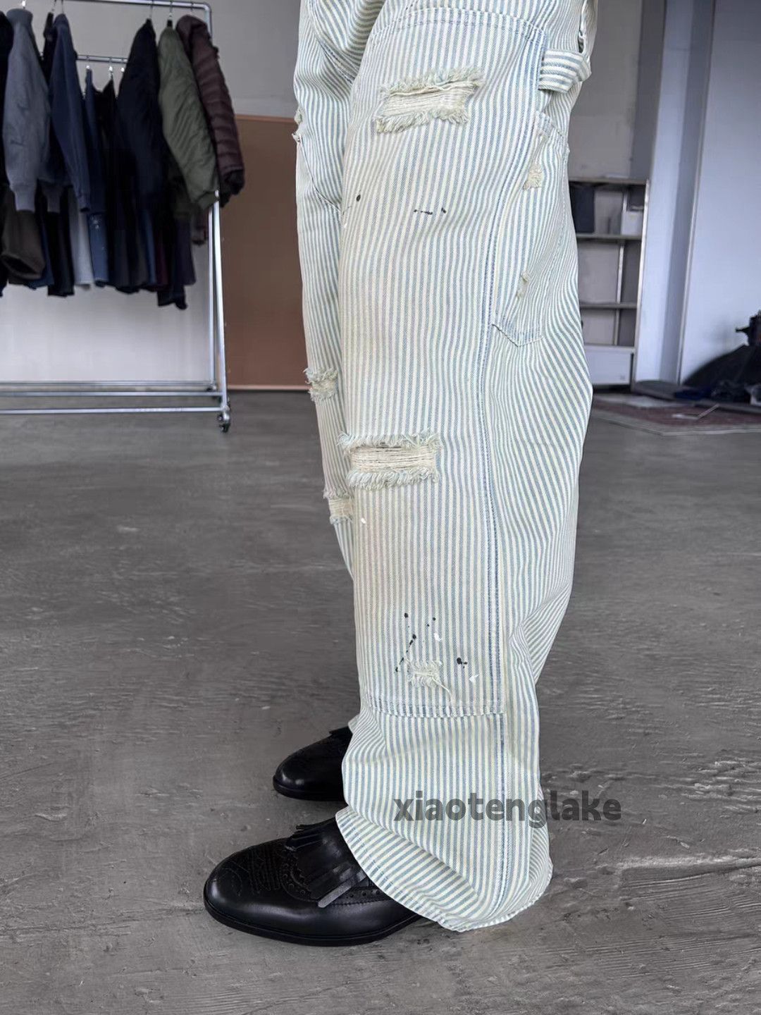 Vintage Ltx vintage loose baggy wide Leg carpenter Stain pants Size US 34 / EU 50 - 4 Thumbnail